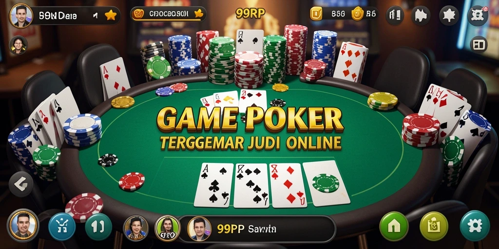 Gameplay menarik dari aplikasi Poker 99RP di ponsel.