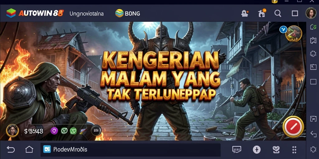 Screenshot gameplay AUTOWIN88 dengan suasana Horror yang mencekam.