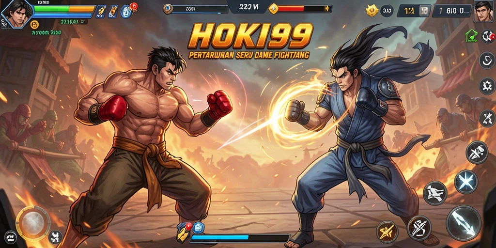 Gameplay memukau dengan aksi pertarungan yang seru di HOKI99.