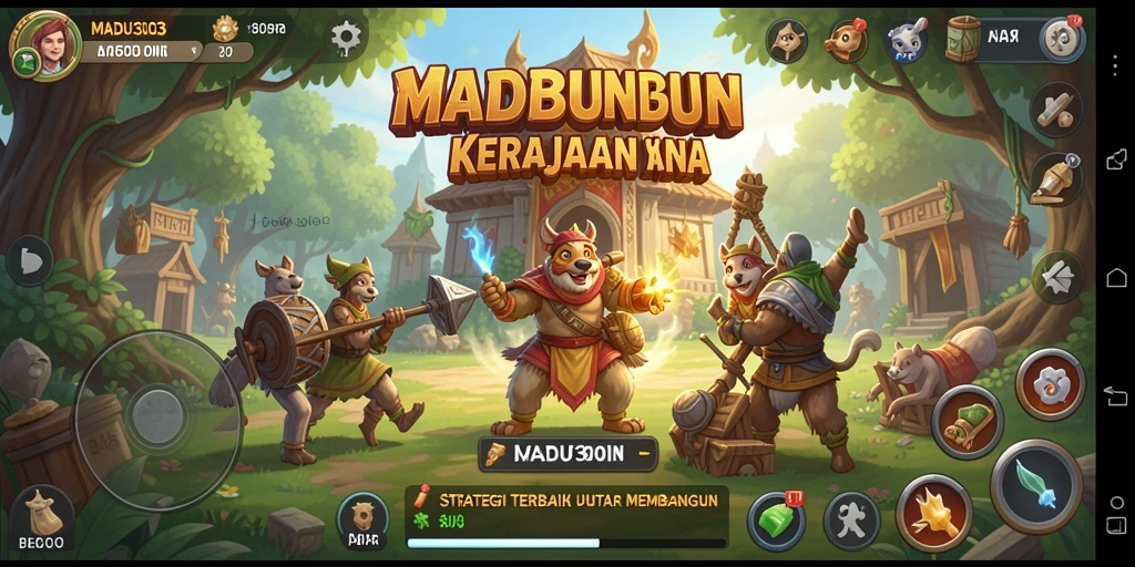 Tampilan gameplay MADU303 yang menegangkan dan strategis.