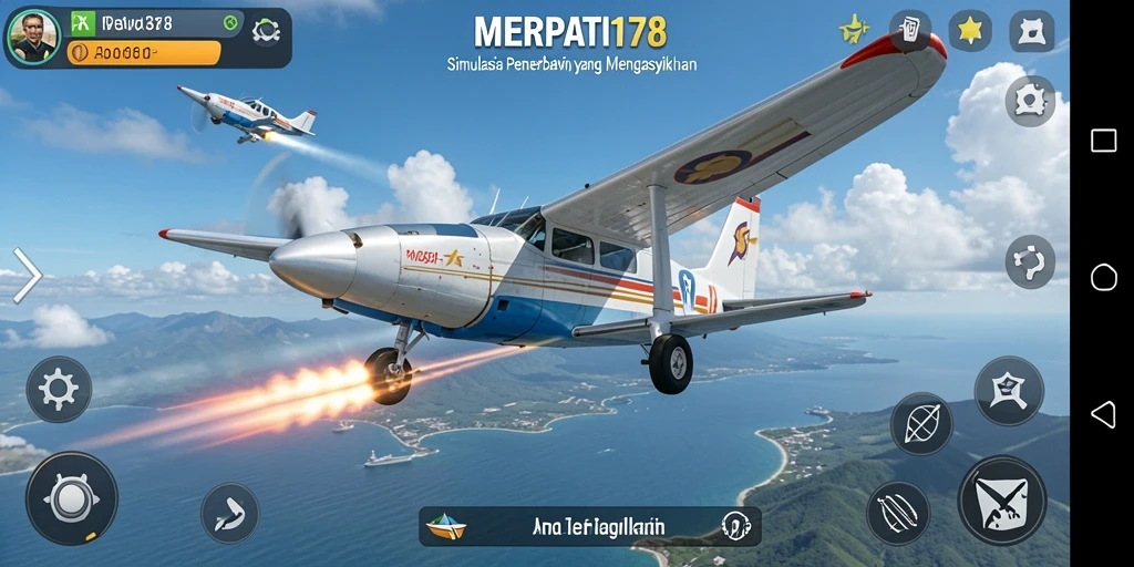 Gameplay menarik dari MERPATI178 yang penuh aksi penerbangan.