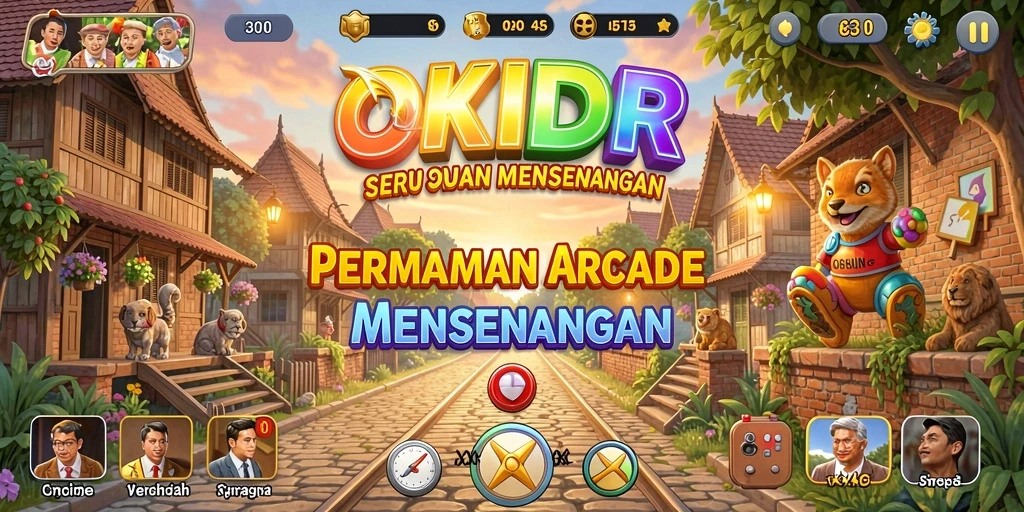 Tampilan gameplay seru OKIDR dengan grafis menawan.