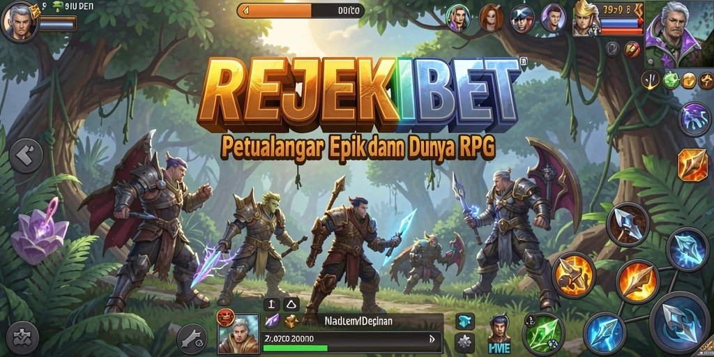 Screenshot petualangan seru dalam game RPG REJEKIBET.