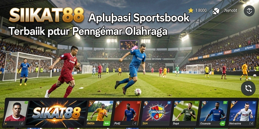 Tampilan gameplay SIKAT88 dengan pilihan taruhan olahraga.