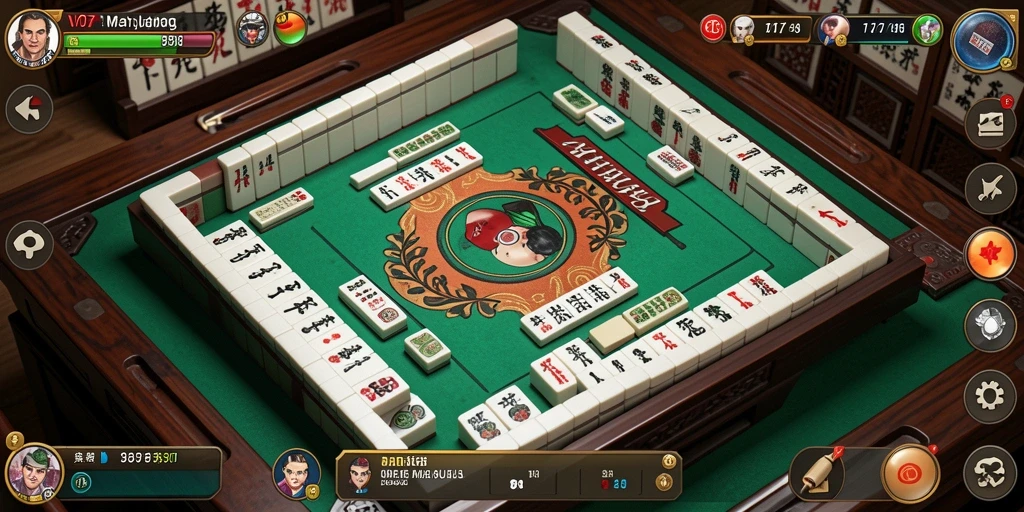 Tampilan menarik dan gameplay seru dari V07 Mahjong.