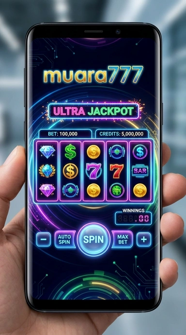 Tampilan utama aplikasi muara777 yang menarik.